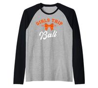 Girls Trip Bali 2026 Vacation Weekend Birthday Squad Raglan Baseball Tee