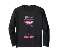 Girls Trip Beach Drink Little Rock Arkansas Long Sleeve T-Shirt
