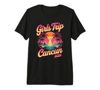 Girls Trip Cancun 2026 Sunglasses Sunset Premium T-Shirt