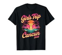 Girls Trip Cancun 2026 Sunglasses Sunset Value Graphic T-Shirt