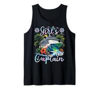 Girl's Trip Captain Cruise Vacation Tank Top
