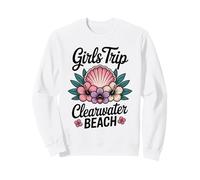 Girl's Trip Clearwater Beach Florida Travel Crew Besties Sweatshirt