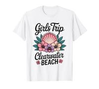 Girl's Trip Clearwater Beach Florida Travel Crew Besties T-Shirt