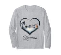 Girls Trip Cruise Vacation Travel Montana Long Sleeve T-Shirt