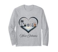 Girls Trip Cruise Vacation Travel New Orleans Long Sleeve T-Shirt
