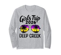 Girls Trip Deep Creek 2026 Vacation Weekend Birthday Squad Long Sleeve T-Shirt