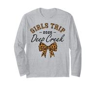 Girls Trip Deep Creek 2026 Vacation Weekend Birthday Squad Long Sleeve T-Shirt