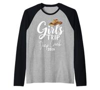 Girls Trip Deep Creek 2026 Vacation Weekend Birthday Squad Raglan Baseball Tee