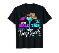 Girls Trip Deep Creek 2026 Vacation Weekend Birthday Squad T-Shirt