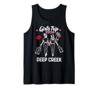 Girls Trip Deep Creek 2026 Vacation Weekend Birthday Squad Tank Top