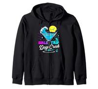 Girls Trip Deep Creek 2026 Vacation Weekend Birthday Squad Zip Hoodie