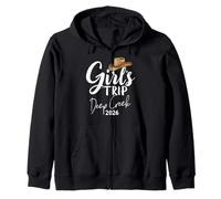 Girls Trip Deep Creek 2026 Vacation Weekend Birthday Squad Zip Hoodie
