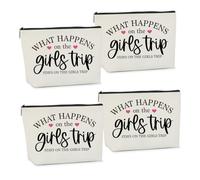 Girls Trip Gifts Girls Weekend Gifts for Women Girls Trip Favors Makeup Bag Cosmetic Bag for Female Lady Girl Daughter Friend Coworker Weekend Bag Vacation Christmas Birthday, The Girls Trip 3,