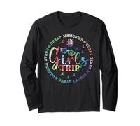 Girl's Trip Great Laughs Travel Keepsake for Women Long Sleeve T-Shirt