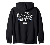 Girls' Trip Greece 2026 | Girls Travel Vacation Zip Hoodie