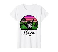 Girls Trip Ibiza Vacation Value Graphic T-Shirt, Women, White, M