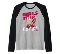 Girls Trip Las Vegas 2026 Birthday Squad Weekend Vegas Baby Raglan Baseball Tee