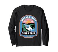 Girls Trip Niagara Falls 2025 Summer Vacation Long Sleeve T-Shirt