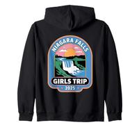 Girls Trip Niagara Falls 2025 Summer Vacation Zip Hoodie