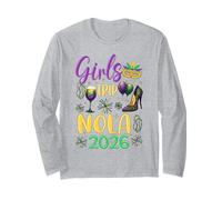 Girls Trip NOLA 2026 Mardi Gras New Orleans Long Sleeve T-Shirt