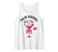 Girls Trip Palm Springs 2026 Birthday Squad Womens Weekend Tank Top