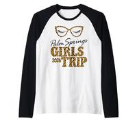 Girls Trip Palm Springs 2026 Vacation Weekend Birthday Squad Raglan Baseball Tee