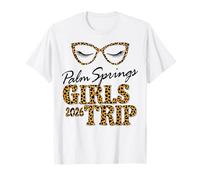 Girls Trip Palm Springs 2026 Vacation Weekend Birthday Squad T-Shirt