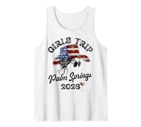 Girls Trip Palm Springs 2026 Weekend Vacay Birthday Squad Tank Top