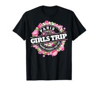 Girls Trip Paris 2025 Shirts Vacation Weekend Birthday Squad T-Shirt