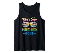 Girl's Trip Puerto Rico 2025 Summer Vacation Sunglasses Tank Top