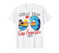 Girls Trip San Francisco 2025 Womens Weekend Birthday Squad T-Shirt