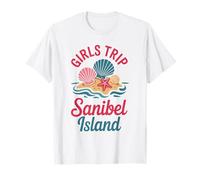 Girl's Trip Sanibel Island Girls Travel Crew Florida Besties T-Shirt