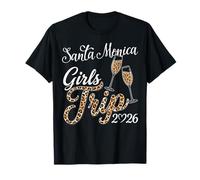 Girls Trip Santa Monica 2026 Birthday Squad Weekend Vacation T-Shirt