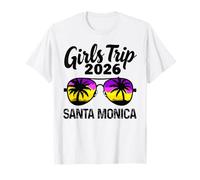 Girls Trip Santa Monica 2026 Vacation Weekend Birthday Squad T-Shirt