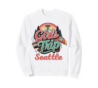Girls Trip Seattle Matching Travel Tee Sweatshirt