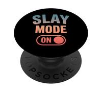 Girls Trip Slay Mode On Funny Baddie PopSockets Adhesive PopGrip