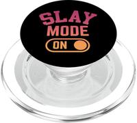 Girls Trip Slay Mode On Funny Baddie PopSockets PopGrip for MagSafe