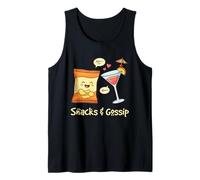 Girls Trip Snacks & Gossip Funny Airport Swap Tank Top