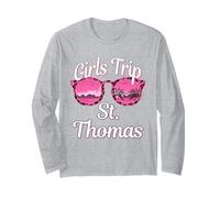 Girls Trip St. Thomas USVI Bachelorette Trip Long Sleeve T-Shirt