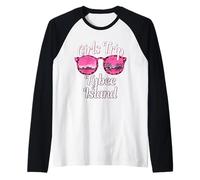 Girls Trip Tybee Island Bachelorette Women Trip Raglan Baseball Tee