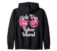 Girls Trip Tybee Island Bachelorette Women Trip Zip Hoodie