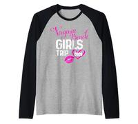 Girls Trip Virginia Beach 2026 Vacay Weekend Birthday Squad Raglan Baseball Tee