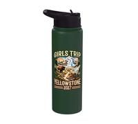 Girls Trip Yellowstone 2027 National Park Adventure Stainless Steel Insulated Water Bottle