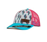Girl's trucker cap Ariat Cactus Print