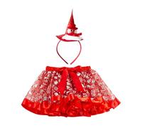 Girls Tutu Skirt All Season Colorful Tulle Mesh Fluffy Kids Princess Dance Ballet Performance Carnival Party Christmas Costume Soft Layered Skirt With Headband Suitable For 2-8 Years