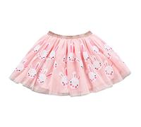 Girl's Tutu Skirt Toddler Ruffle Layered Dancing Skirt Rainbow Dress Up Costume Party Tiered Tutu Pettiskirt Parties Fancy Dress (4-5 Years)