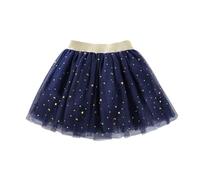 Girls Tutu Skirt with Glitter Star Print for Party Wear, Soft Tulle Layers, Adjustable Elastic Waist, Ages 1-10 Years