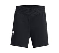 Girl's Under Armour Junior Rival Try Cross Over Shorts in Black