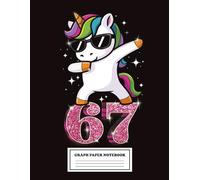 Girls Unicorn 67 Italian Brainrot Gamer Six Seven Meme - Graph Paper Notebook 8.5 x 11: 4x4 graph paper note book four squares per inch .25" Viral ... of Ice Cream numbers, secret video game