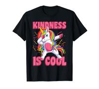 Girls Unicorn Kindness Is Cool Kindness Kids T-Shirt